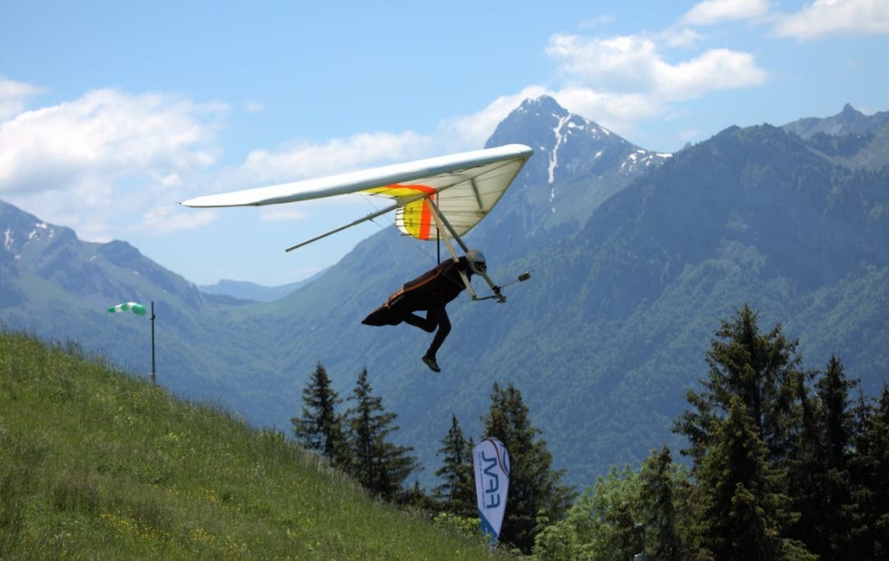 Hang gliding