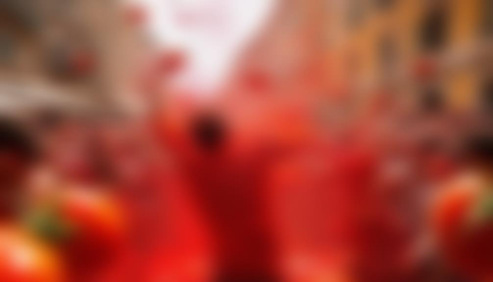 festival of throwing tomatoes