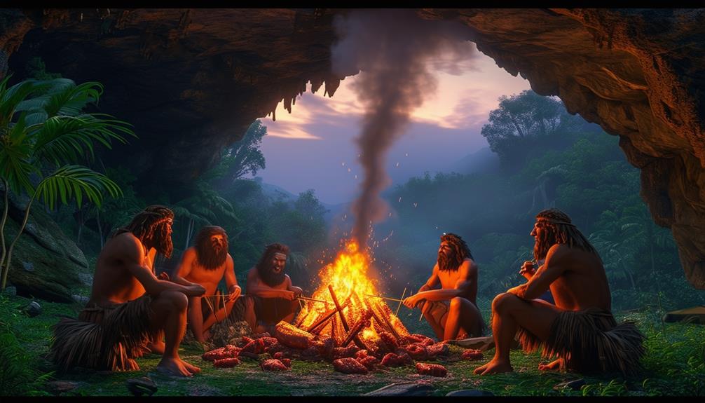 evolution of fire cooking