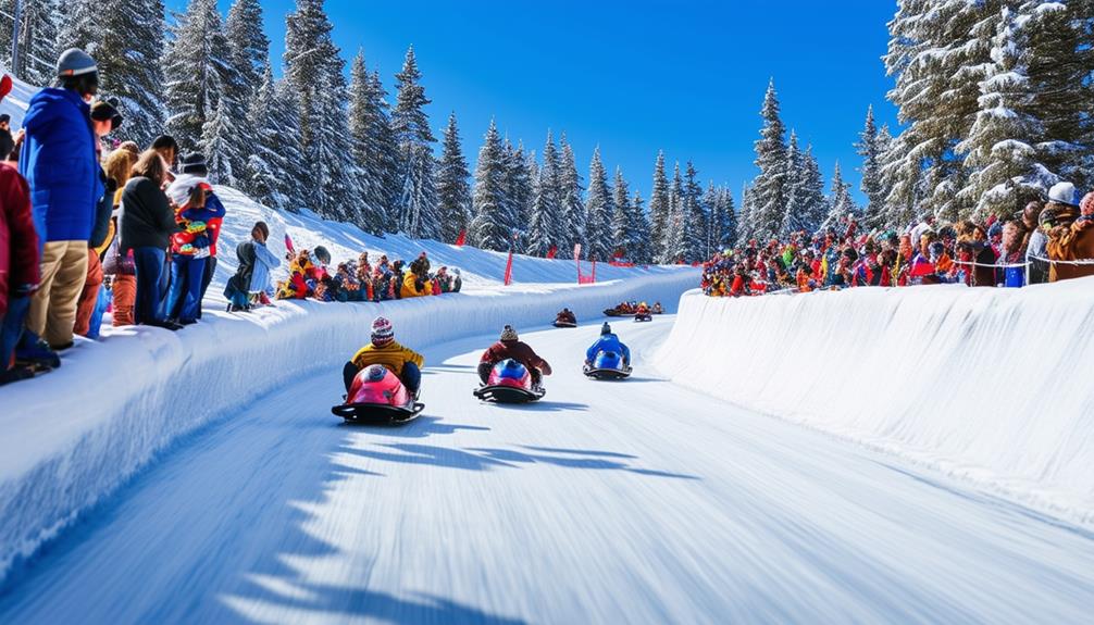 thrilling winter sled rides