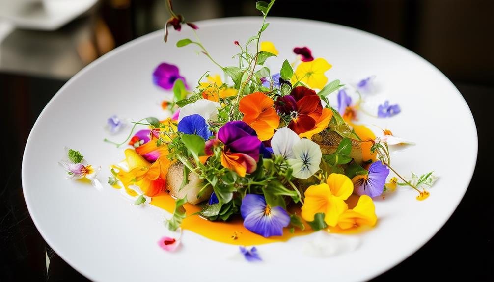 edible flowers offer variety