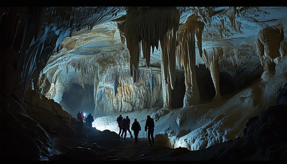 exploring caves with caution