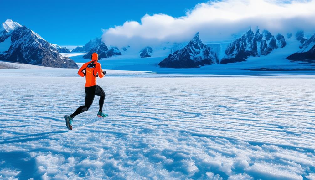 challenging marathon in antarctica