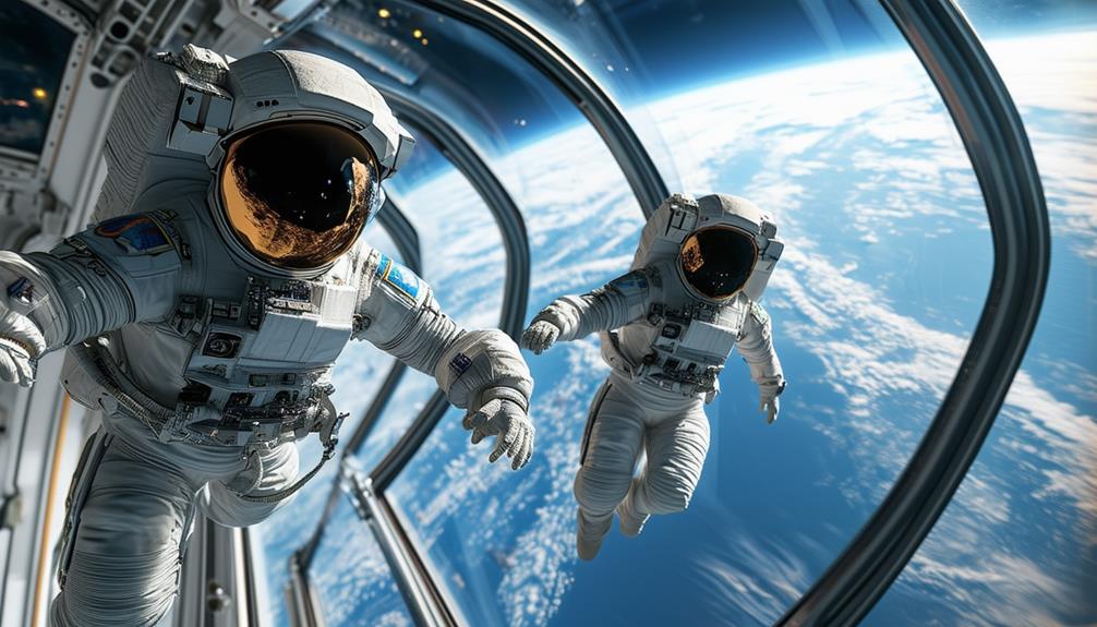 weightless in a plane