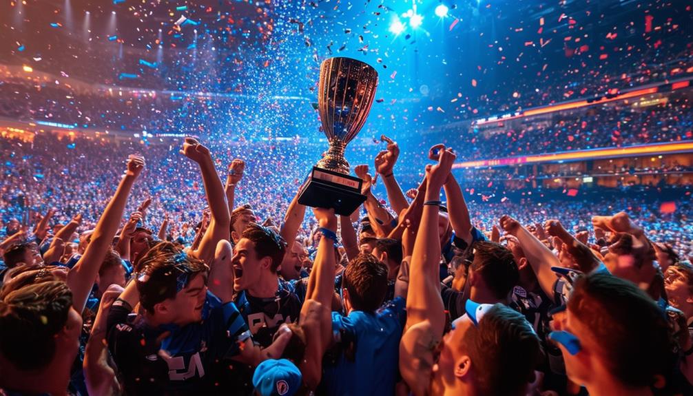 esports team clinches victory