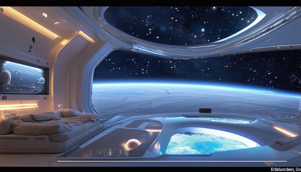 luxurious space travel experience