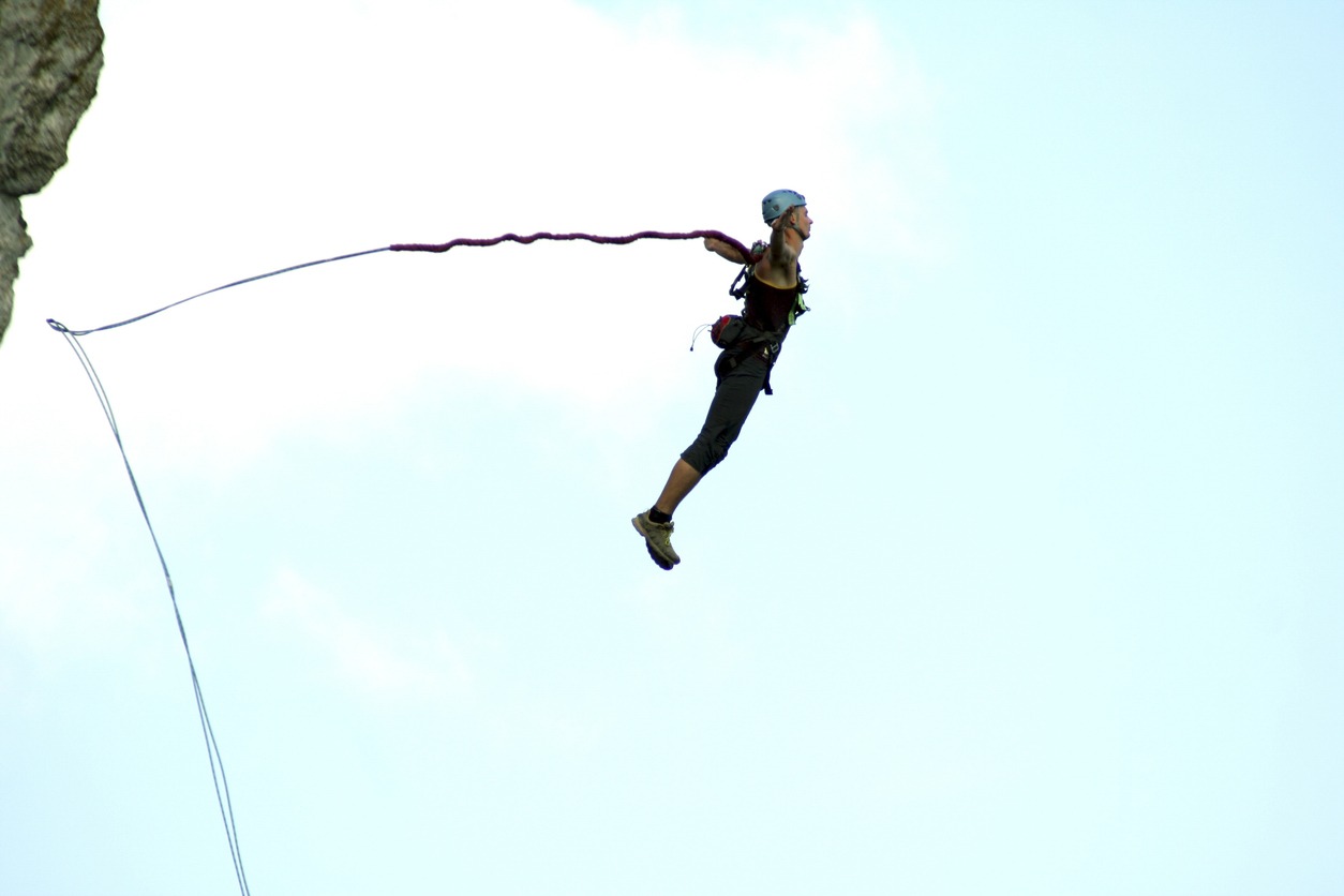 BASE jumping