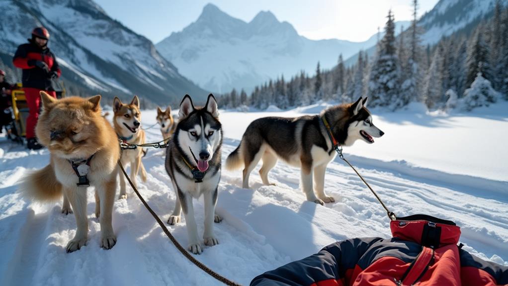 ready for dog sledding