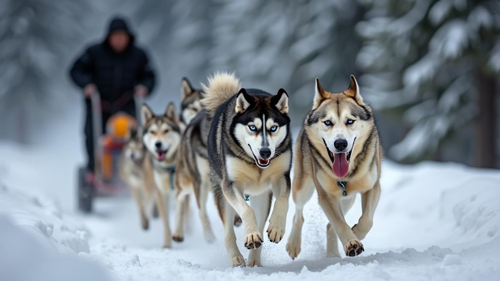 sled dogs team structure