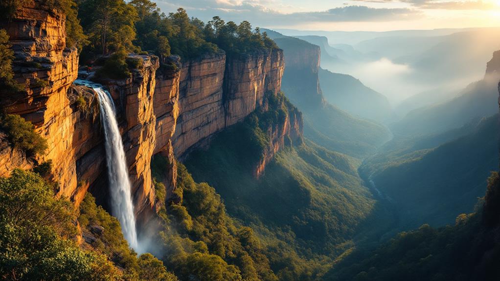 majestic mountain ranges down under