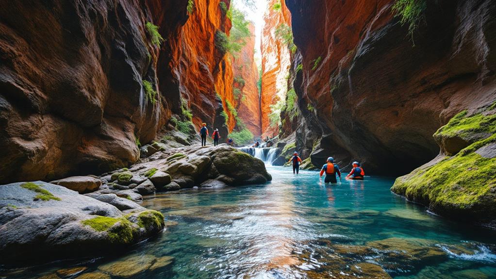 stunning canyon river gorge jordan