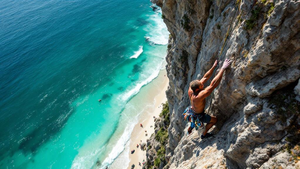 extreme climbing without ropes