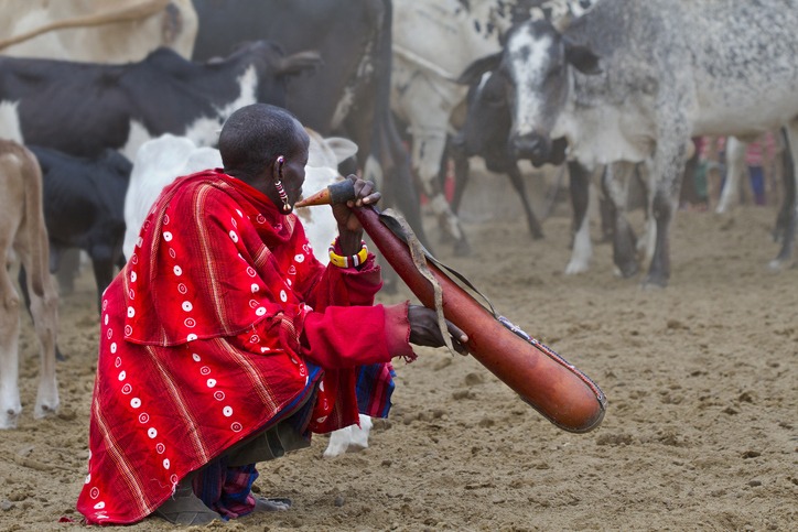 Drinking Cow Blood in Kenya
