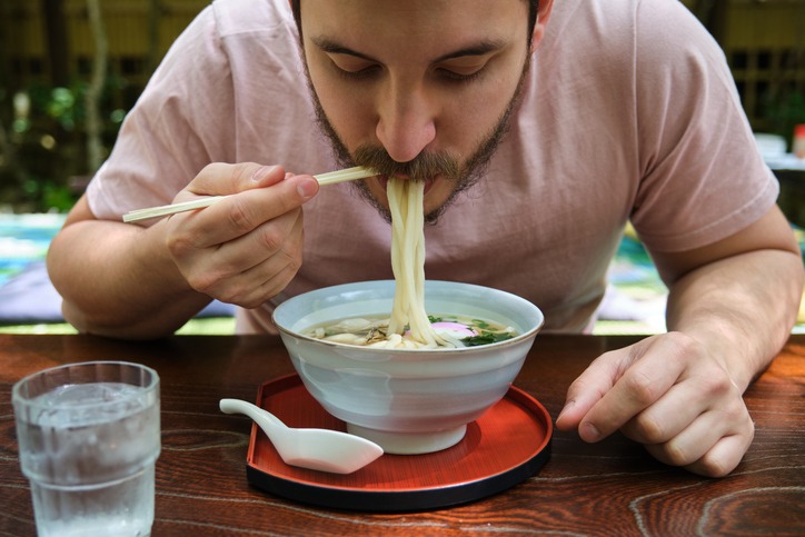 Slurping Noodles in Japan