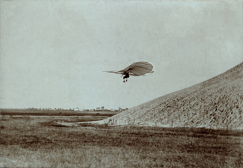 Otto Lilienthal gliding