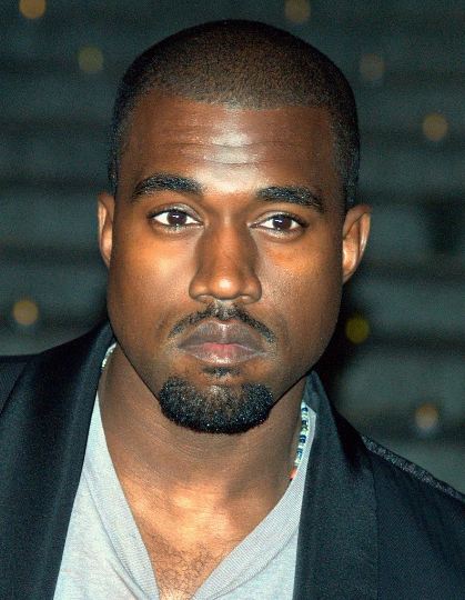 Kanye West at the Vanity Fair kickoff