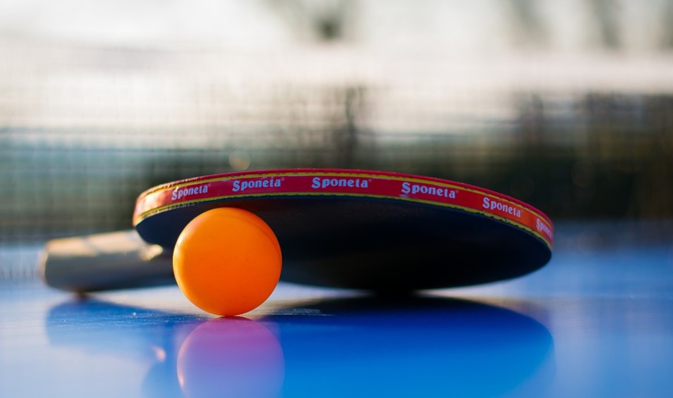 Table Tennis balls are either white or orange