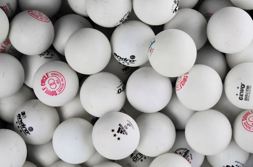 ping pong balls
