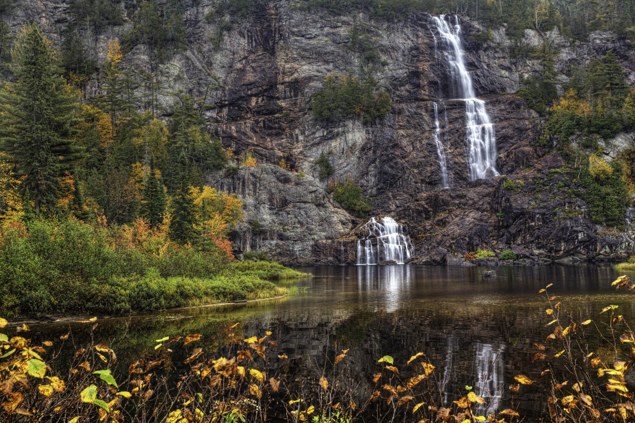 Bridal Veil Falls at Agawa Canyon, Ontario, Canada